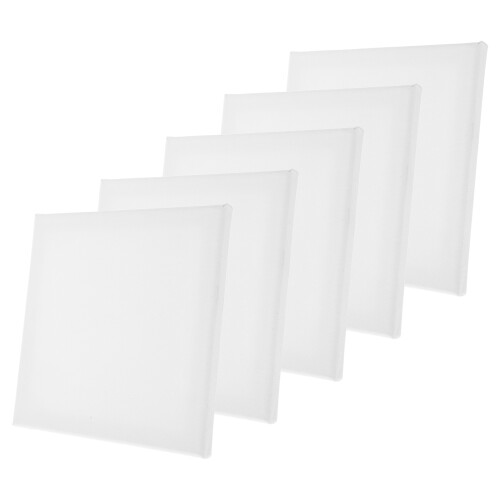 5 pcs blank canvas panels for diy art projects unfinished