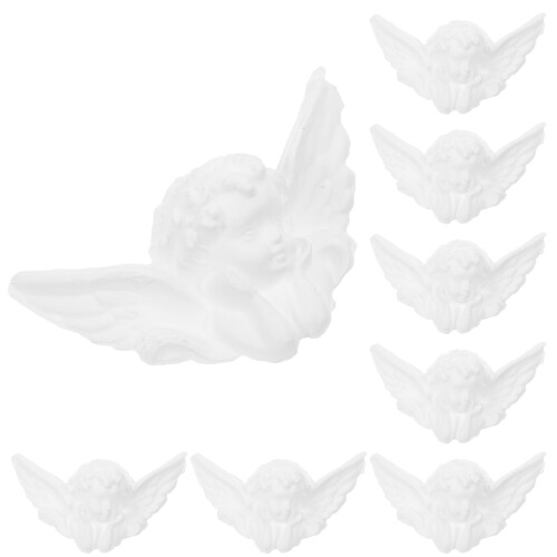 8 stuks hars engelengezicht decoratie gastgeschenk