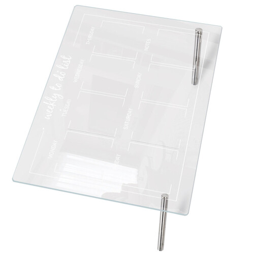 1Set Desktop Acryl Bord Voor Schrijfbare Notities 2