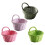 4Pcs Plastic Kitchen Woven Basket Assorted Color Hanging Storage 1