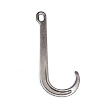 J Hook Long Shank 15-Inch 3-Ton J-Type Hanging Chain Hook For Breakdown Car Tow Chain