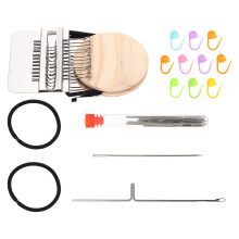 holzwebstuhl set zum flicken und , diy-handstrickrahmen