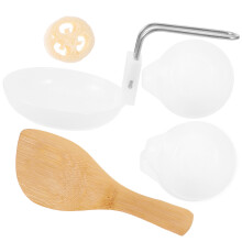 One Set Of Reusable Plastic Cooking Utensils For Outdoor Camping