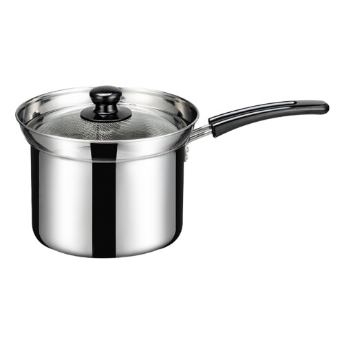 1 set household noodle cooking pot with practical fried basket