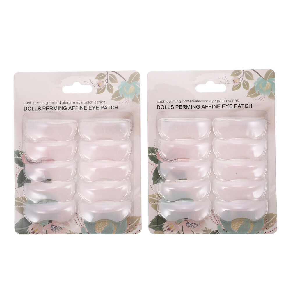Villcase 2 Boxes Silicone Eyelash Grafting And Perming Pads For Salon Use
