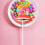 100pcs lollipop paper cards candy decoration 9