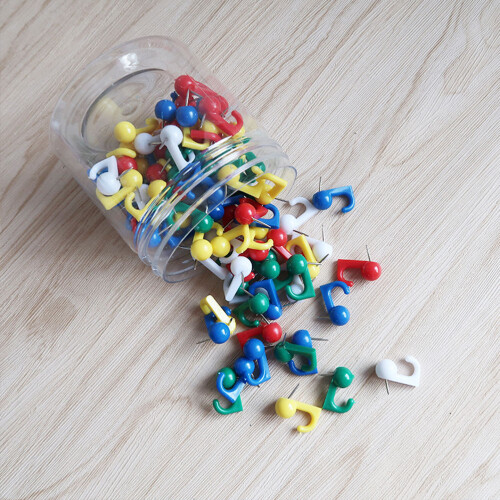 100pcs map push pins for clothing locating, sofa cushion fixator hooks 2