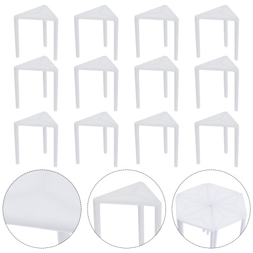 100pcs disposable pizza tripod saver stand anti-stick frame 1