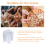 100pcs disposable pizza tripod saver stand anti-stick frame 10
