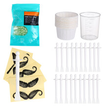 1 set plastic wax sticks applicators for nose hair removal