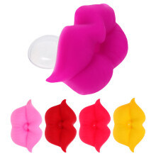 5pcs lip-shaped silicone baby pacifiers for infant toddler use