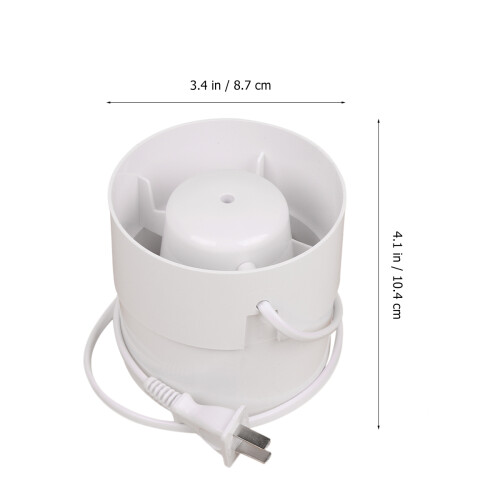 round duct fan 4 inch white for kitchen bathroom ventilation 1