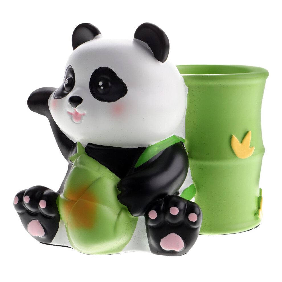Happyyami Panda Nail Drill Bit Organizer For Makeup Brushes And Pens