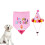 Ein Set Hundehaube Für Pink Speichelhandtuch 10