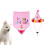 Ein Set Hundehaube Für Pink Speichelhandtuch 8