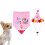 Ein Set Hundehaube Für Pink Speichelhandtuch 5