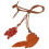 2pcs car hanging pendant chicken shape rearview mirror charm 8