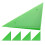 5pcs plastic triangle edge covers for foosball table corners 8