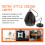 1Pc Industrial Style Ceiling Light Iron Geometric Art Lamp 9