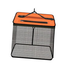 Float Fish Basket Folding Quick-Dry Minnows Protection Net Portable Minnows Keeper