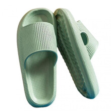 (34-35, Green) Summer Slides Slippers Platform Beach Sandals Unisex Slippers Quick Drying Tw