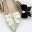 Shoe Lace Charm Elegant Shoe Accessories Black 2pcs 10