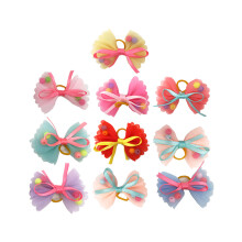 10St Pet Hair Bands Huisdier Elastiekjes Mix Kleuren Comfortabel