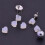 100Pcs Clear Silicone Heart Earring Backs Durable Earring Accessories 9