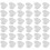 100Pcs Clear Silicone Heart Earring Backs Durable Earring Accessories 7