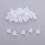 100Pcs Clear Silicone Heart Earring Backs Durable Earring Accessories 4