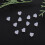 100Pcs Clear Silicone Heart Earring Backs Durable Earring Accessories 6