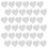 100Pcs Clear Silicone Heart Earring Backs Durable Earring Accessories 11