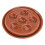 2 keramik schnecken teller rund grill abalone dunkelrot 3