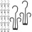 25 Pcs Hooks Shoe Hook Work 20.00x10.00x0.40cm Black 1
