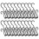25 Pcs Hooks Shoe Hook Work 20.00x10.00x0.40cm Black 11
