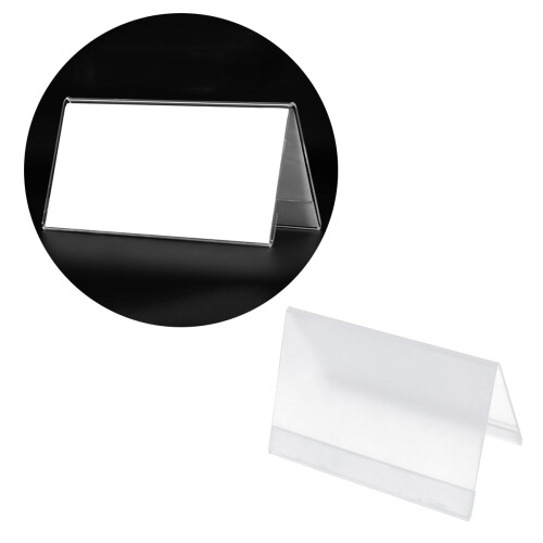 Acrylic V Type Transparent Table Table Triangle Conference For