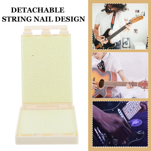guitar string cleaner tool for acoustic electric ukulele with cloth 2