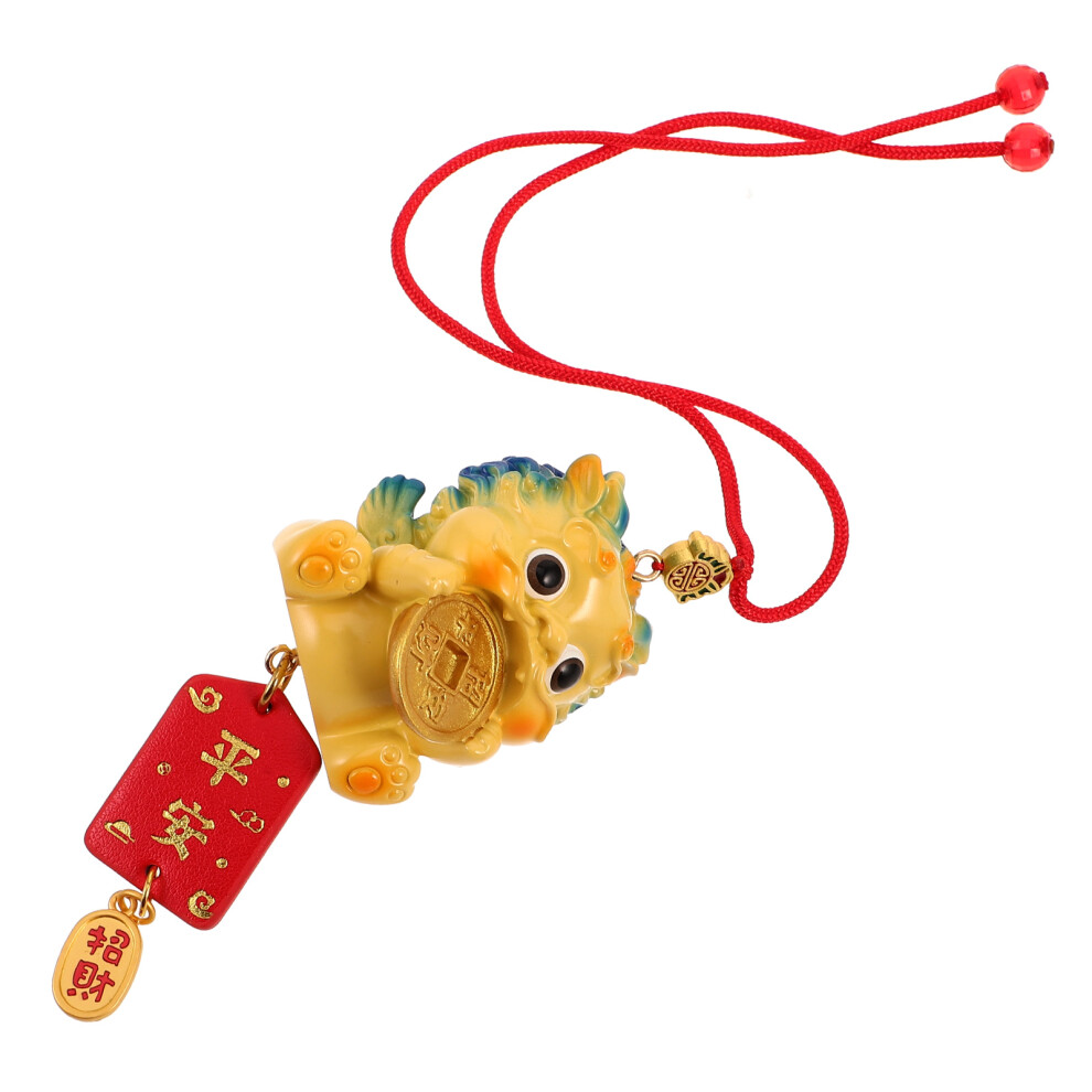 Cute Resin Car Mirror Pendant Rearview Decoration Animal Ornament 3302254688100