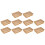20 pcs food boxes with lids, brown potato chip containers 7