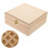wooden essential oil bottle organizer case 25-grid storage 4