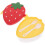 strawberry shaped leakproof plastic lunch box double layer for kids 6