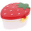 strawberry shaped leakproof plastic lunch box double layer for kids 11