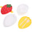 strawberry shaped leakproof plastic lunch box double layer for kids 8