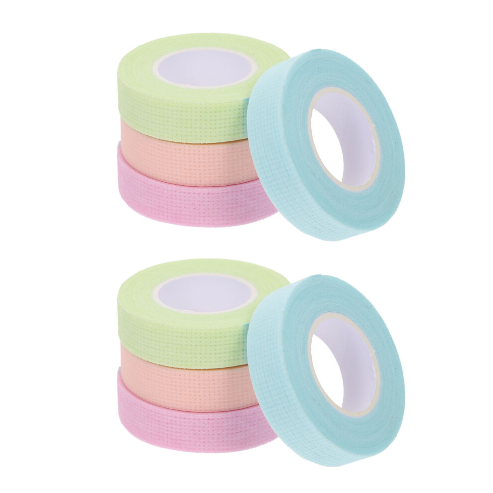 Iplusmile Light 8 Rolls Disposable Non-Woven Facial Tapes For Eyelash Extensions