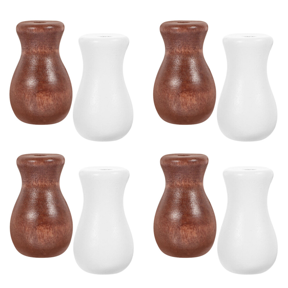 8pcs wooden window blind cord knobs replacement pull ends