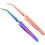 2 pcs angled tip nail shaping tweezers for false nails manicure tools 4