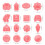 16Pcs Eid Mubarak Cookie Molds Assorted Colors Food-Grade PP Material 2