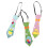 3pcs pre-tied bow ties with glitter bunny egg design for easter colors 11