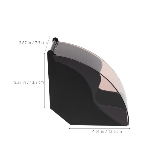 Black Plastic Coffee Filter Holder with Separator for Counter 1