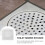 20Pcs Practical Bathroom Sink Drain Stickers with Strong Adhesion 9
